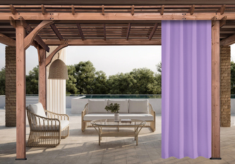 Venkovní zahradní závěs s tunýlkem JAMAICA lila 155x200 cm (cena za 1 kus) MyBestHome