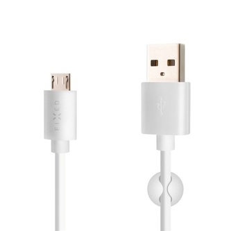 Fixed 2m microUSB kab, bílý FIXD-UM2M-WH