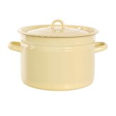 KASTROL S POKLICÍ SMALT 9L, BÉŽOVÝ