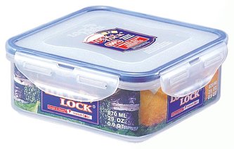 Dóza na potraviny LOCK,  objem 870 ml,  15 x 14, 8 x 6 cm
