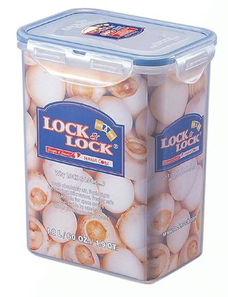 Dóza na potraviny LOCK,  objem 1, 8 l,  15,1 x 10,8 x 18,5 cm