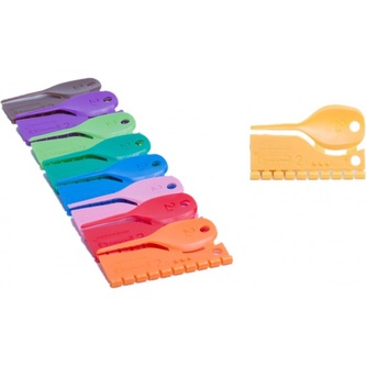 Nobby upínací plastové kroužky pro ptáky 4mm 100ks