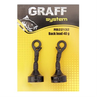 Graff: Back Lead 40g Černé