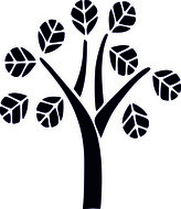 ARTEMISS Strom - plastová šablona 321 Rozměr: E 29x29cm