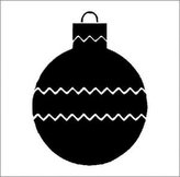 Baňka - plastová šablona V2 Rozměr: D 29x29cm