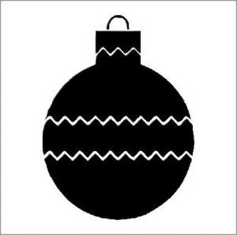 Baňka - plastová šablona V2 Rozměr: D 29x29cm