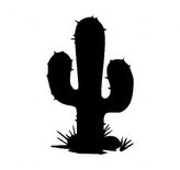 Kaktus - plastová šablona 258 Rozměr: C 14,5x14,5cm