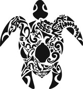 Želva - plastová šablona 312 Rozměr: G 29x29cm