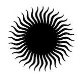 Slunce - plastova šablona 203 Rozměr: B 14,5x14,5cm