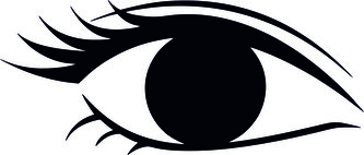 Oko - plastová šablona 342 Rozměr: D 29x29cm