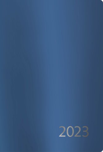 Agenda Metallic blau L 2023