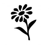 Kopretina - plastová šablona 089 Rozměr: D 29x29cm