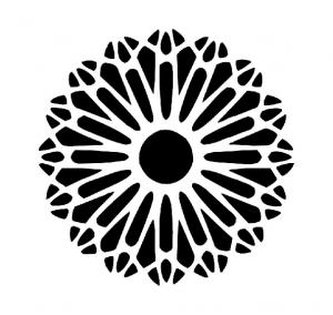 Mandala - plastová šablona 224 Rozměr: E 29x29cm