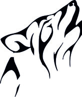 ARTEMISS Vlk - plastová šablona 317 Rozměr: D 29x29cm