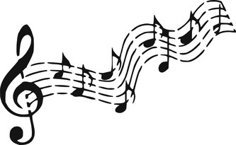 Noty - plastová šablona 308 Rozměr: E 29x29cm