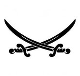 Meče - plastová šablona 237 Rozměr: B 14,5x14,5cm