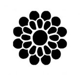 Mandala - plastová šablona 220 Rozměr: D 29x29cm