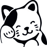 Spící kočka - plastová šablona 353 Rozměr: B 14,5x14,5cm