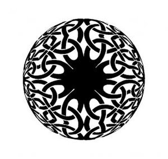 Koule - plastová šablona 174 Rozměr: G 29x29cm