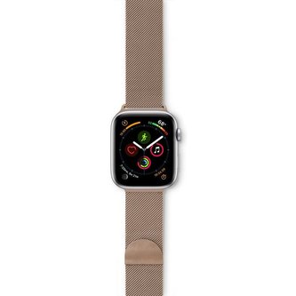 EPICO Milanese řemínek Milánský tah Apple Watch 38/40mm zlatý
