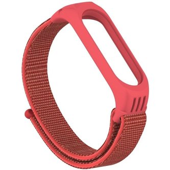 EPICO nylonový řemínek Xiaomi Mi Band 5 červený