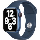 Apple Watch sportovní řemínek 45/44/42mm hlubomořsky modrý