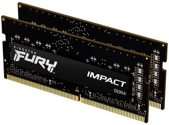 KINGSTON FURY Impact 16GB DDR4 2666MHz / CL15 / SO-DIMM / KIT 2x 8GB