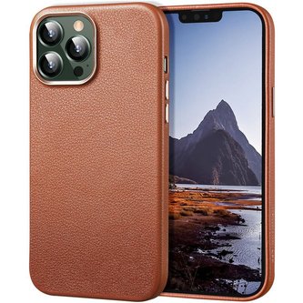 ESR Metro Premium kryt Apple iPhone 13 Pro hnědý