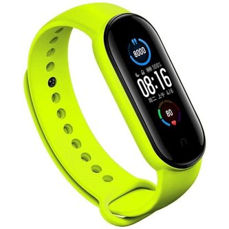 EPICO silikonový řemínek Xiaomi Mi Band 5 žlutý