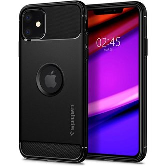 Spigen Rugged Armor kryt iPhone 11 černý