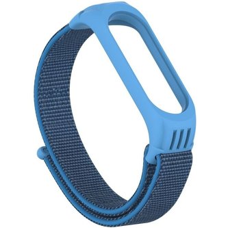 EPICO nylonový řemínek Xiaomi Mi Band 5 světle modrý