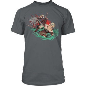 Tričko The Witcher 3 Back to Back Premium XXL
