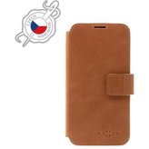 FIXED ProFit kožené pouzdro Apple iPhone 13 hnědé