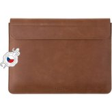 FIXED Oxford kožené pouzdro MacBook Pro 14" hnědé