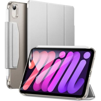 ESR Ascend Trifold pouzdro Apple iPad mini 2021 stříbrné
