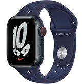 Apple Watch Nike sportovní řemínek 45/44/42mm půlnočně námořnický/mysticky modrý