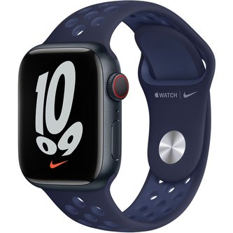 Apple Watch Nike sportovní řemínek 45/44/42mm půlnočně námořnický/mysticky modrý