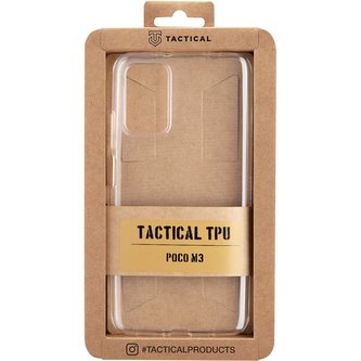 Tactical TPU kryt Xiaomi Poco M3 čirý