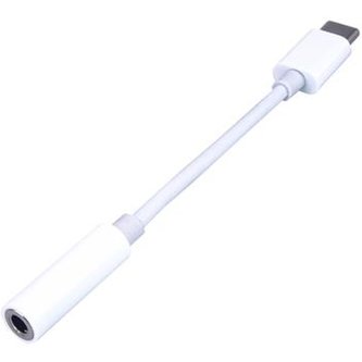 PremiumCord převodník USB-C - jack 3,5mm M/F bílý 0,1m