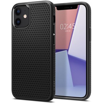 Spigen Liquid Air kryt iPhone 12 mini černý
