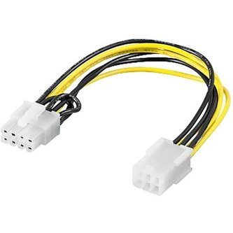 PremiumCord redukce napájení PCI Express 6 pin - PCI Express 8 pin