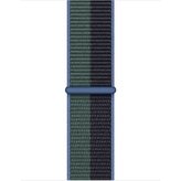 Apple Watch provlékací sportovní řemínek 41/40/38mm temně inkoustový / eukalyptově zelený