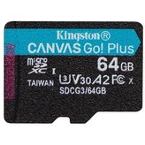 Kingston microSDXC Canvas Go! Plus 64GB 170MB/s UHS-I U3