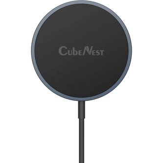 CubeNest S100 magnetická bezdrátová nabíječka modrá