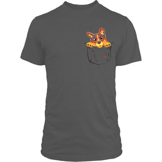 Tričko World of Warcraft Molten Corgi In My Pocket Premium XXL