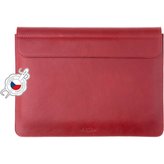 FIXED Oxford kožené pouzdro MacBook Pro 14" červené