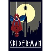Plakát Marvel Deco - Spider-Man Hanging 024