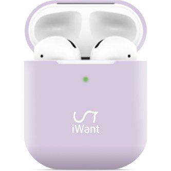 iWant AirPods 2.generace ultra-tenké pouzdro lilkové