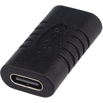 PremiumCord Spojka USB 3.1 konektory C/female - C/female černá