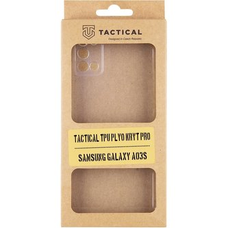Tactical TPU Plyo kryt Samsung Galaxy A03s čirý